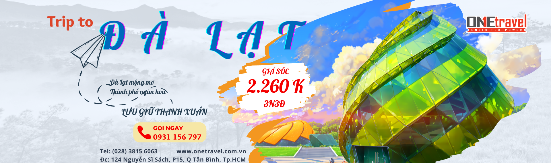 Tour đà lạt 3 ngày 3 đêm